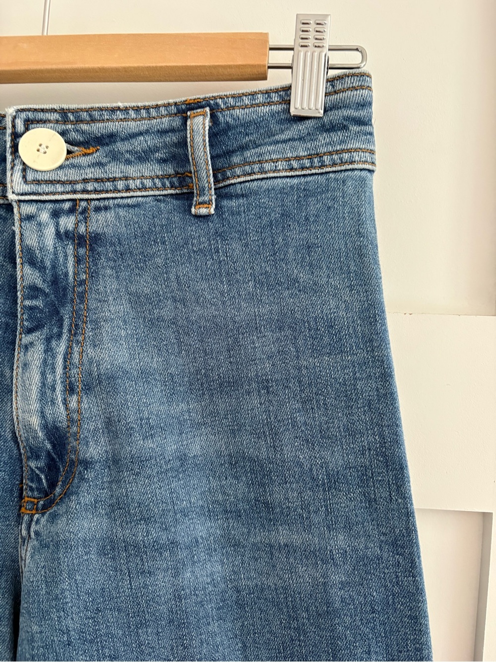 Zara marine straight jeans size 4 - Picture 4 of 12